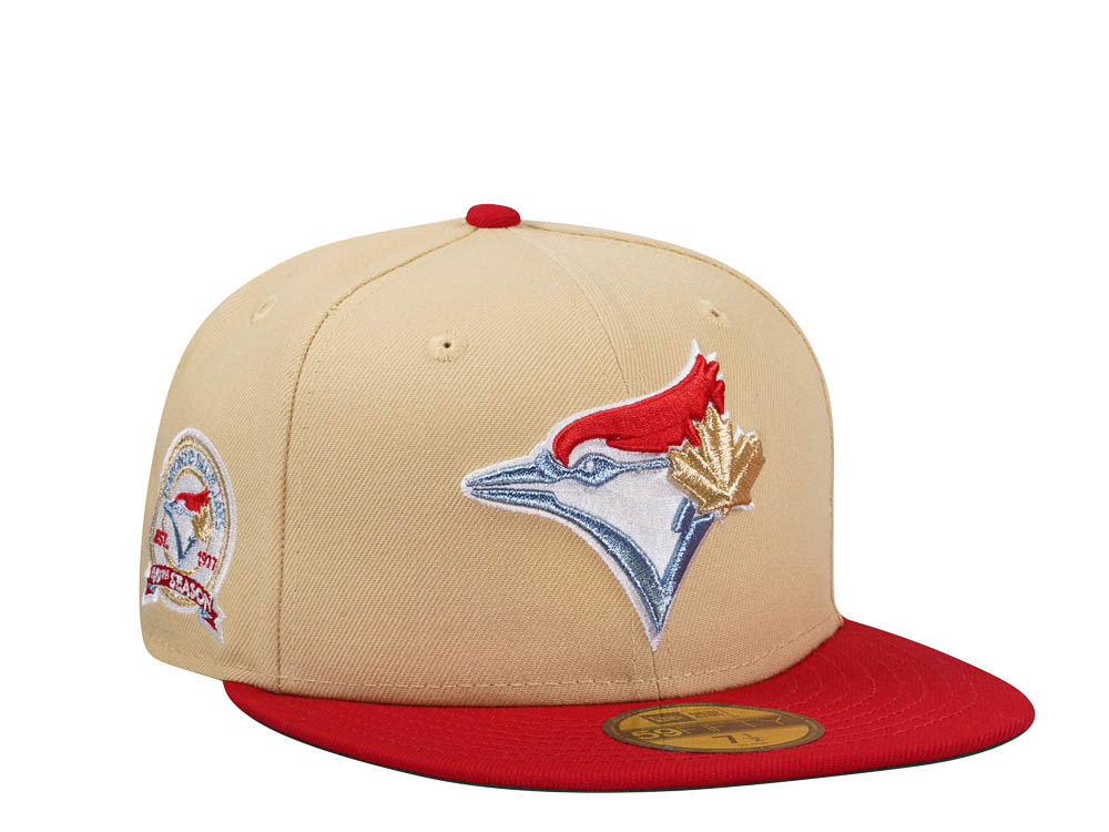 New Era Toronto Blue Jays 40th Anniversary Vegas Throwback Two Tone Edition 59Fifty Fitted Gorra