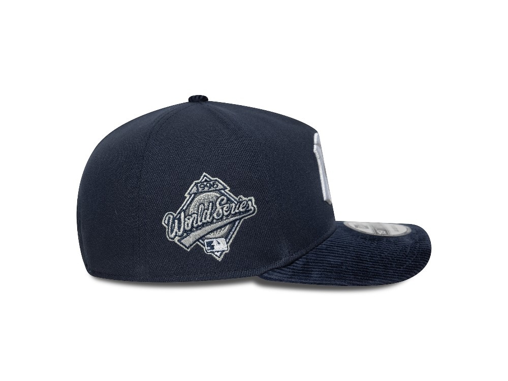 New Era New York Yankees Cooperstown Navy Cord Visor 19Twenty Snapback Gorra