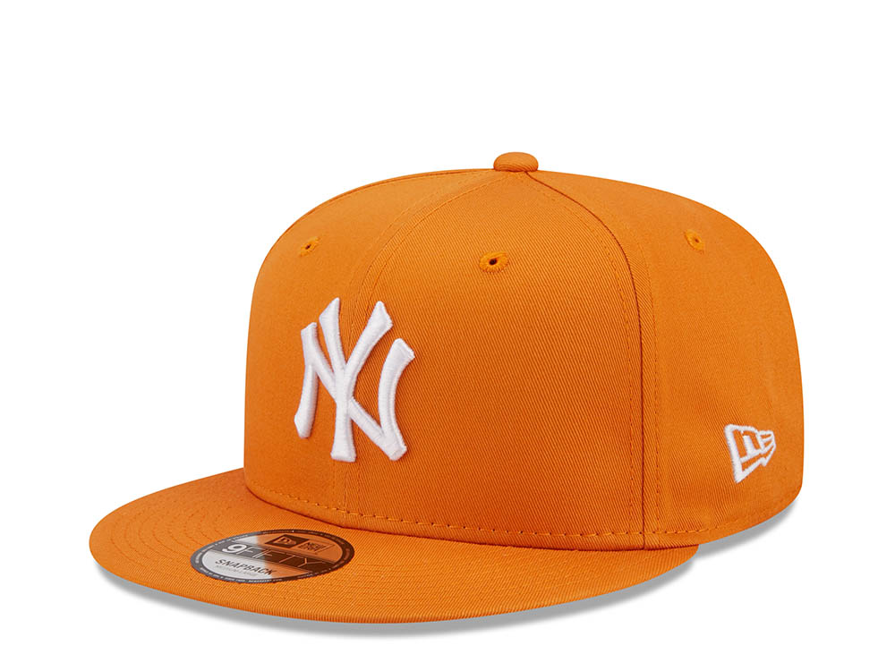 New Era New York Yankees League Essential Orange 9Fifty Snapback Gorra