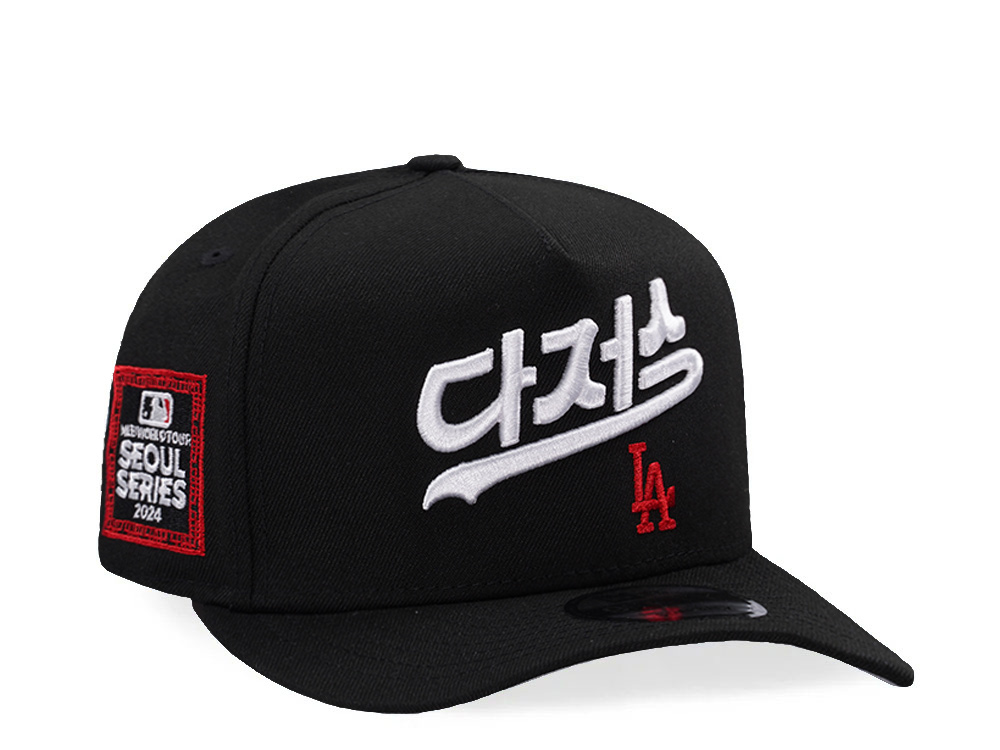New Era Los Angeles Dodgers Seoul Black Two Tone Edition 9Fifty A Frame Snapback Gorra