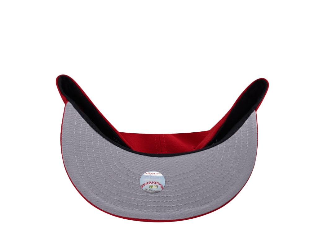 New Era Anaheim Angels All Time Classic Scarlet Edition 59Fifty Fitted Gorra