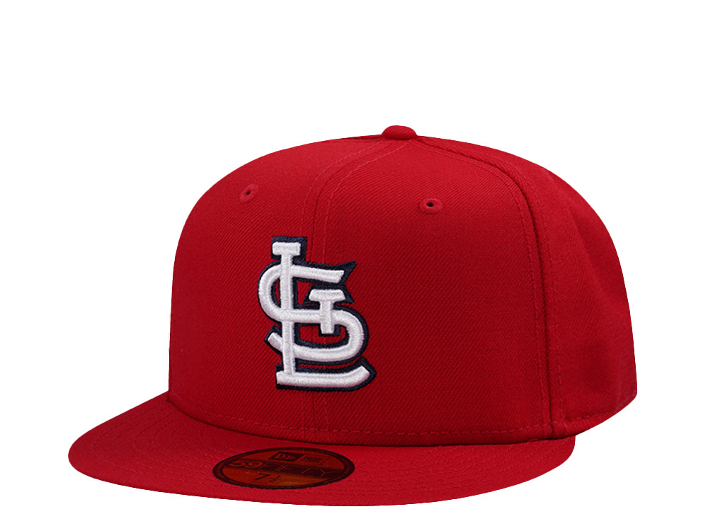 New Era St. Louis Cardinals Wool Authentic On-Field Scarlet Prime Edition 59Fifty Fitted Gorra