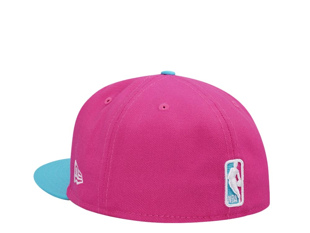 New Era Miami Heat City Beetroot Two Tone Edition 59Fifty Fitted Gorra