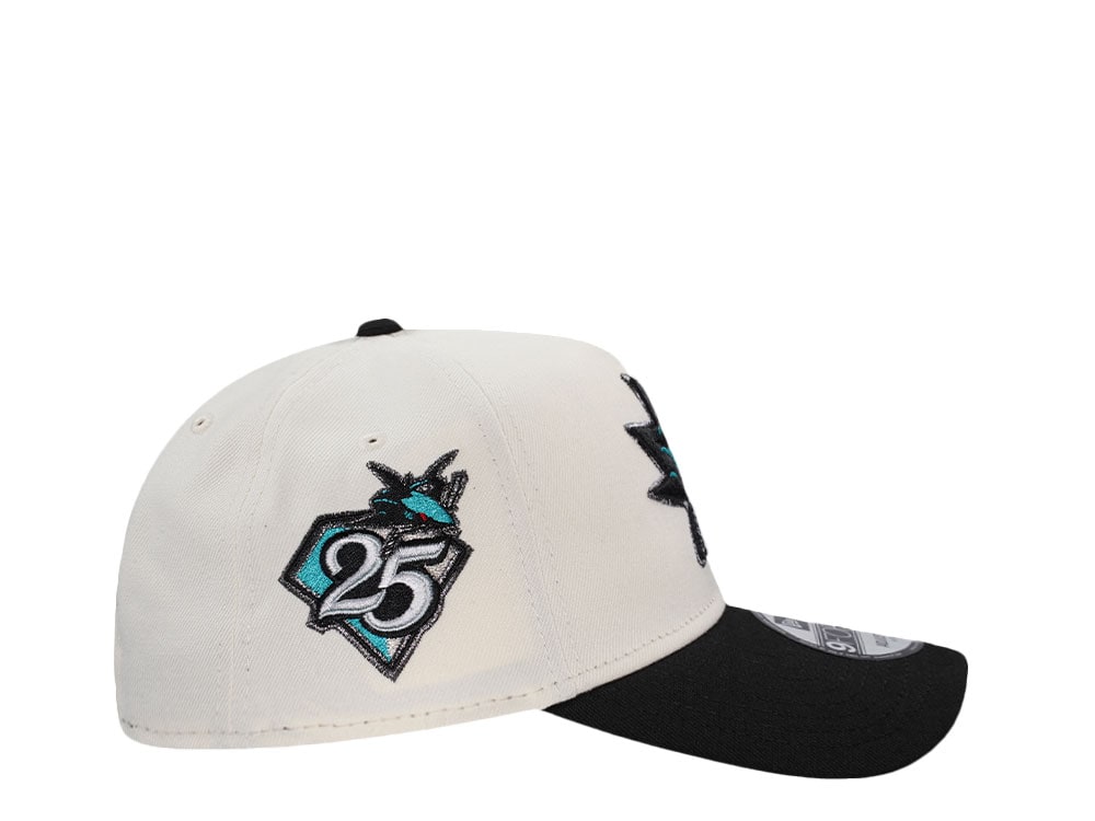 New Era San Jose Sharks 25th Anniversary Chrome Two Tone Edition 9Forty A Frame Snapback Gorra