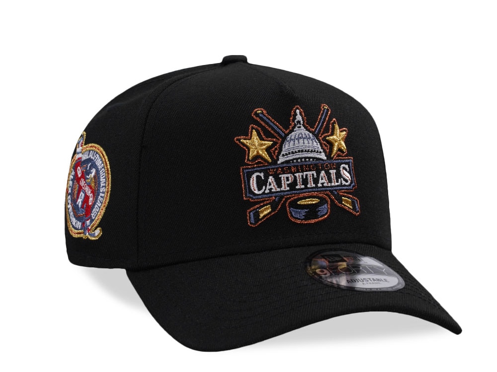 New Era Washington Capitals Alex Ovechkin Black Prime Edition 9Forty A Frame Snapback Gorra