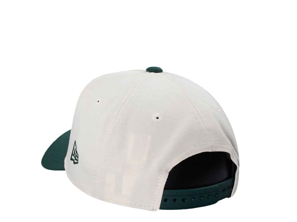 New Era Oakland Athletics Giants Script Chrome Two Tone Edition 9Forty A Frame Snapback Gorra