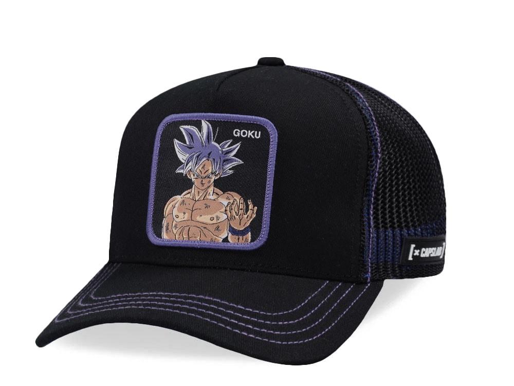 Capslab Dragon Ball Goku Black Trucker Kids Snapback Gorra
