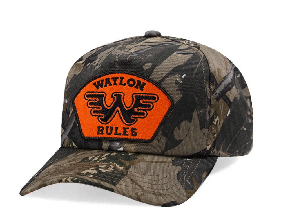 American Needle Waylon Jen Roscoe Camo Edition Snapback Gorra