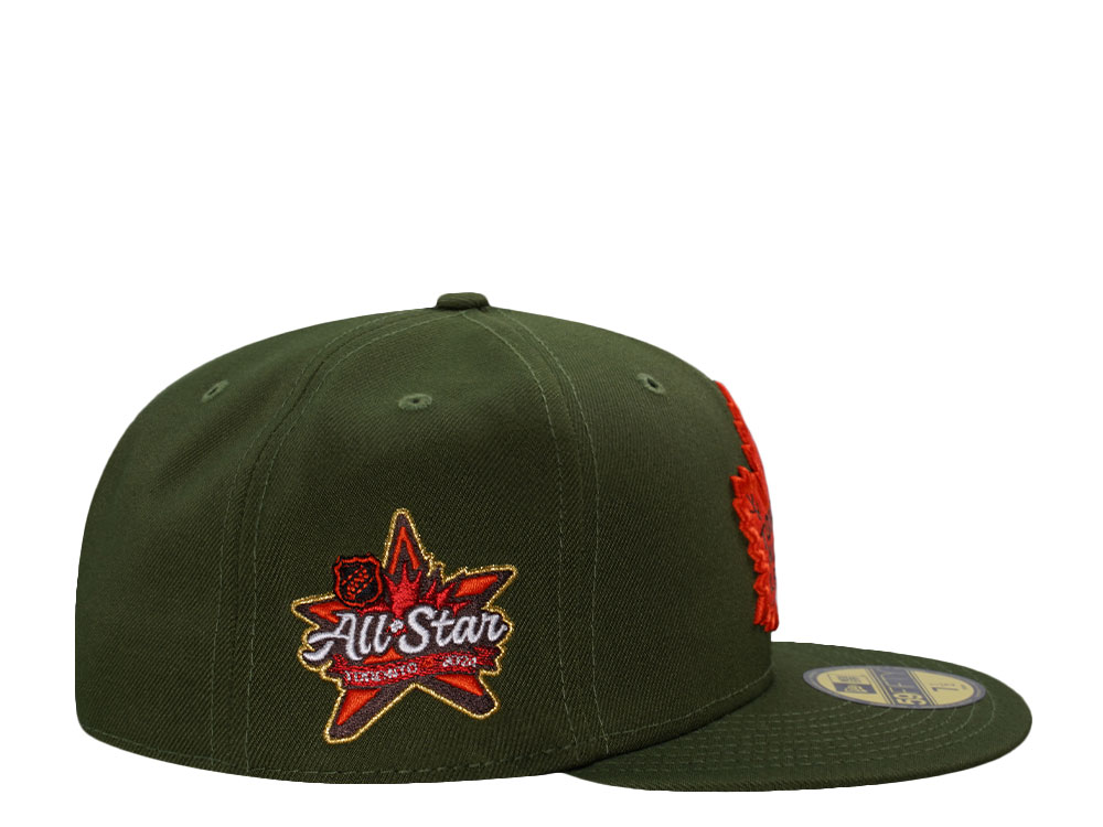 New Era Toronto Maple Leafs All Star Game 2024 Olive Edition 59Fifty Fitted Gorra