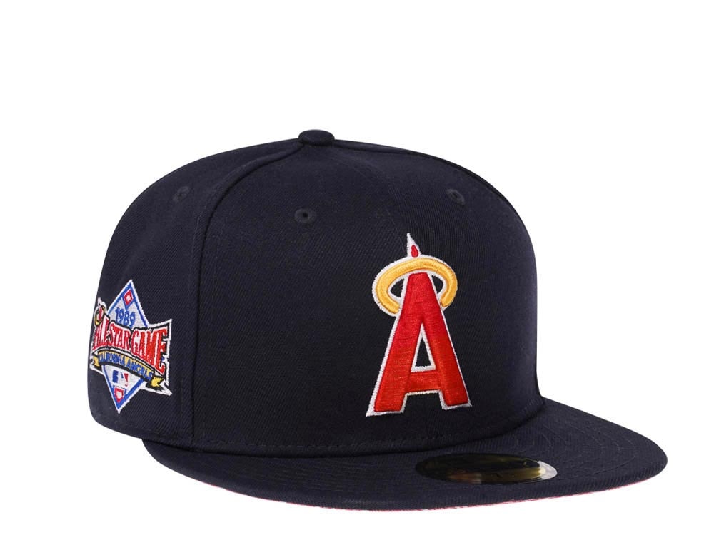 New Era California Angels All Star Game 1989 Red Paisley Edition 59Fifty Fitted Gorra