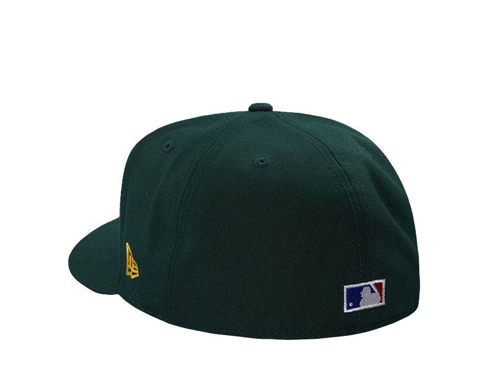 New Era Oakland Athletics Dark Green Prime Edition 59Fifty Pre Curved Fitted Gorra