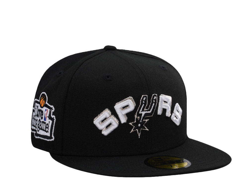 New Era San Antonio Spurs Love Rush Black Prime Edition 59Fifty Fitted Gorra
