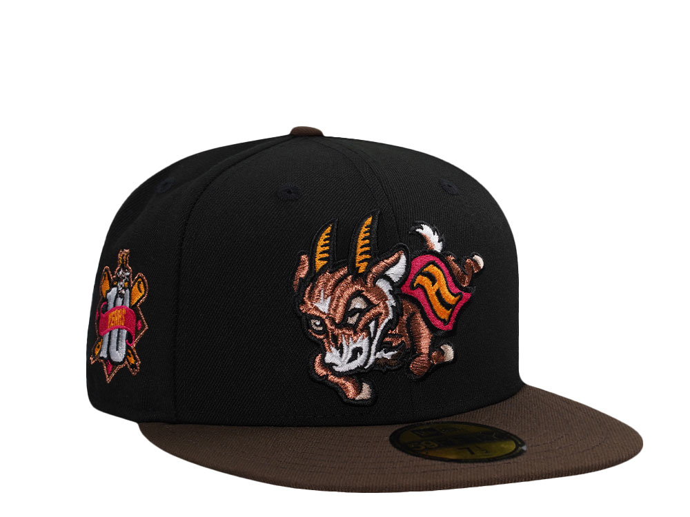 New Era Hartford Yard Goats 10th Anniversary Dunkin Park Prime Two Tone Edition 59Fifty Fitted Gorra