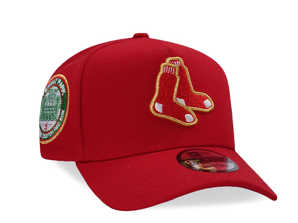 New Era Boston Red Sox Fenway Park Red Prime Edition 9Forty A Frame Snapback Gorra