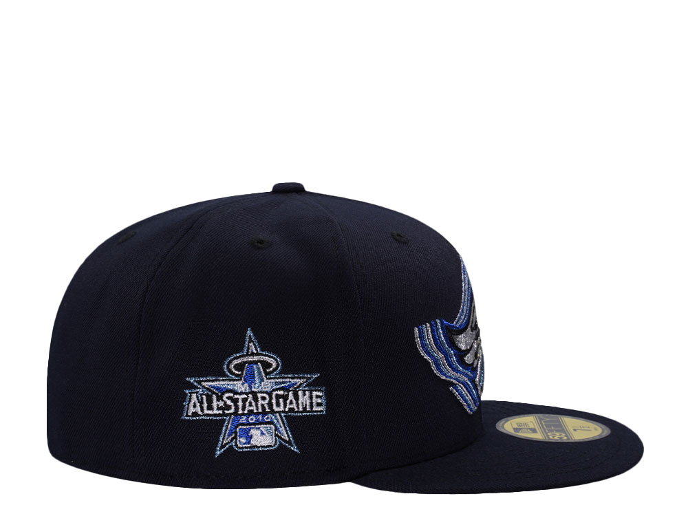 New Era Anaheim Angels All Star Game 2010 Navy Metallic Edition 59Fifty Fitted Gorra