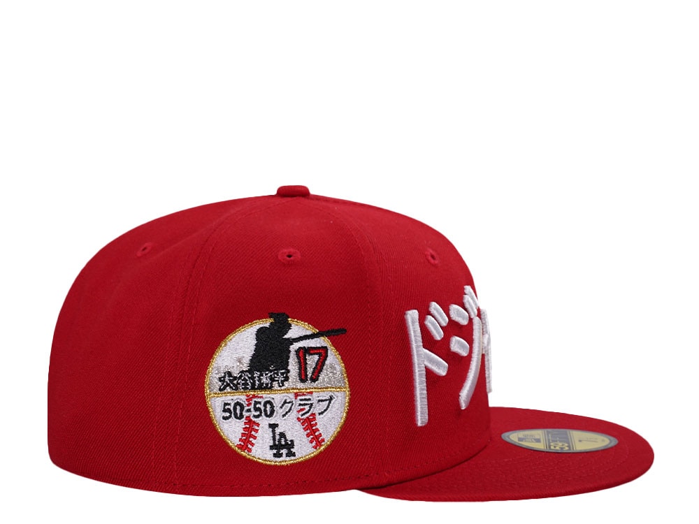 New Era Los Angeles Dodgers Ohtani Red Prime Edition 59Fifty Fitted Gorra