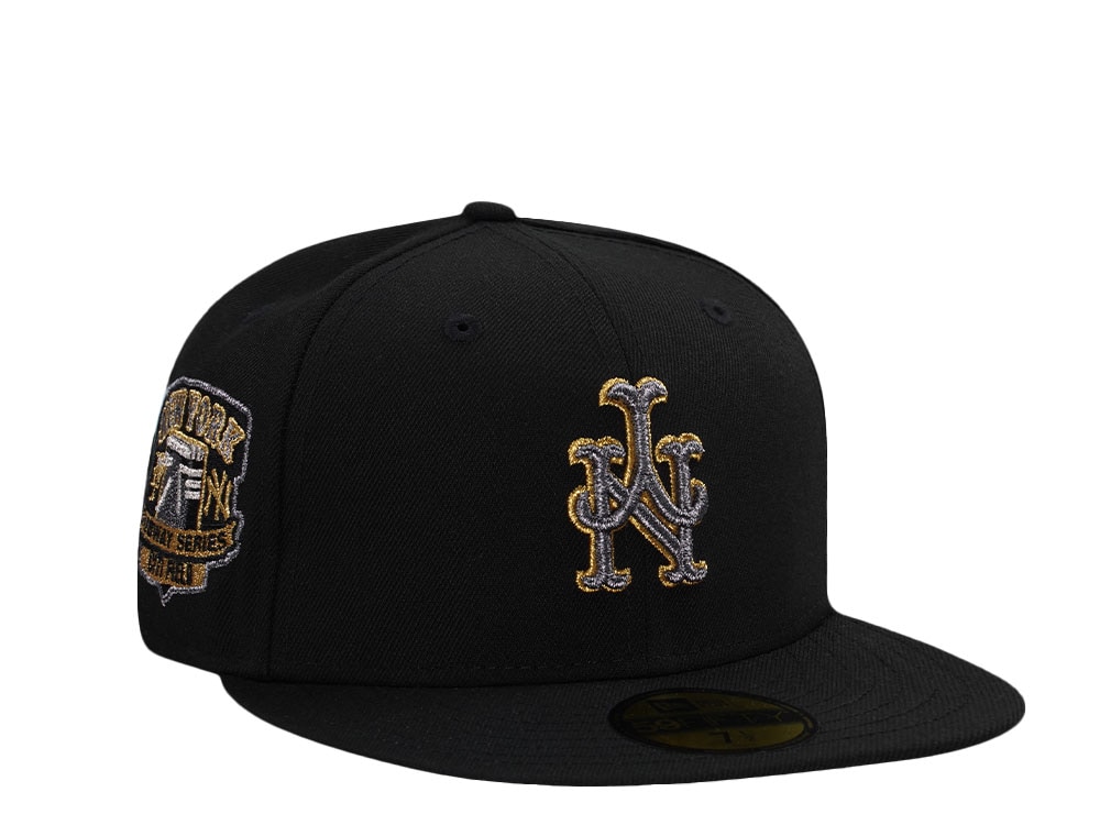 New Era New York Mets Subway Series Citi Field Black Prime Edition 59Fifty Fitted Gorra
