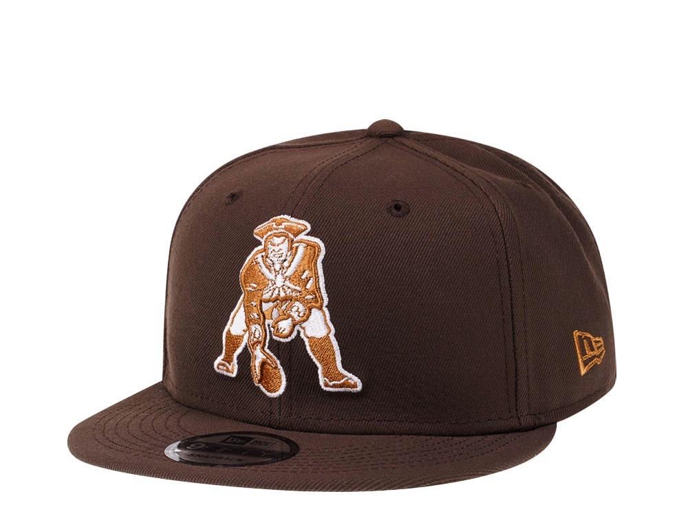 New Era New England Patriots Brown Caramel Edition 9Fifty Snapback Gorra