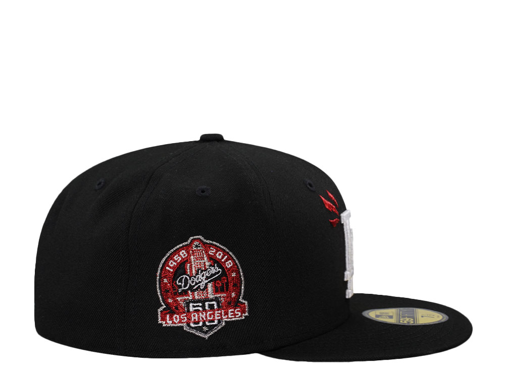 New Era Los Angeles Dodgers 60th Anniversary Black Prime Edition 59Fifty Fitted Gorra