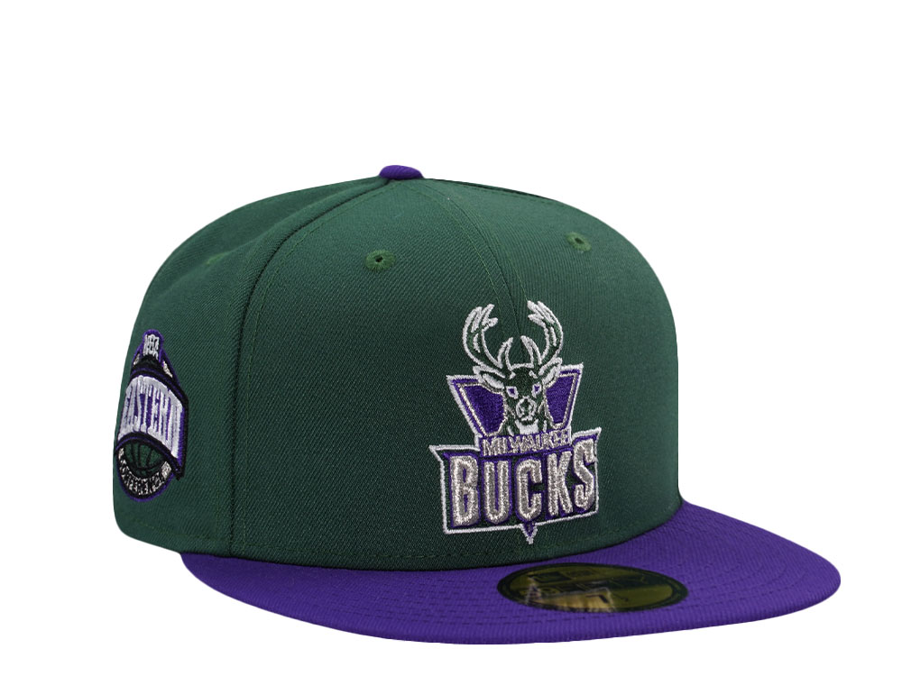 New Era Milwaukee Bucks Eastern Conference Green Two Tone Edition 59Fifty Fitted Gorra