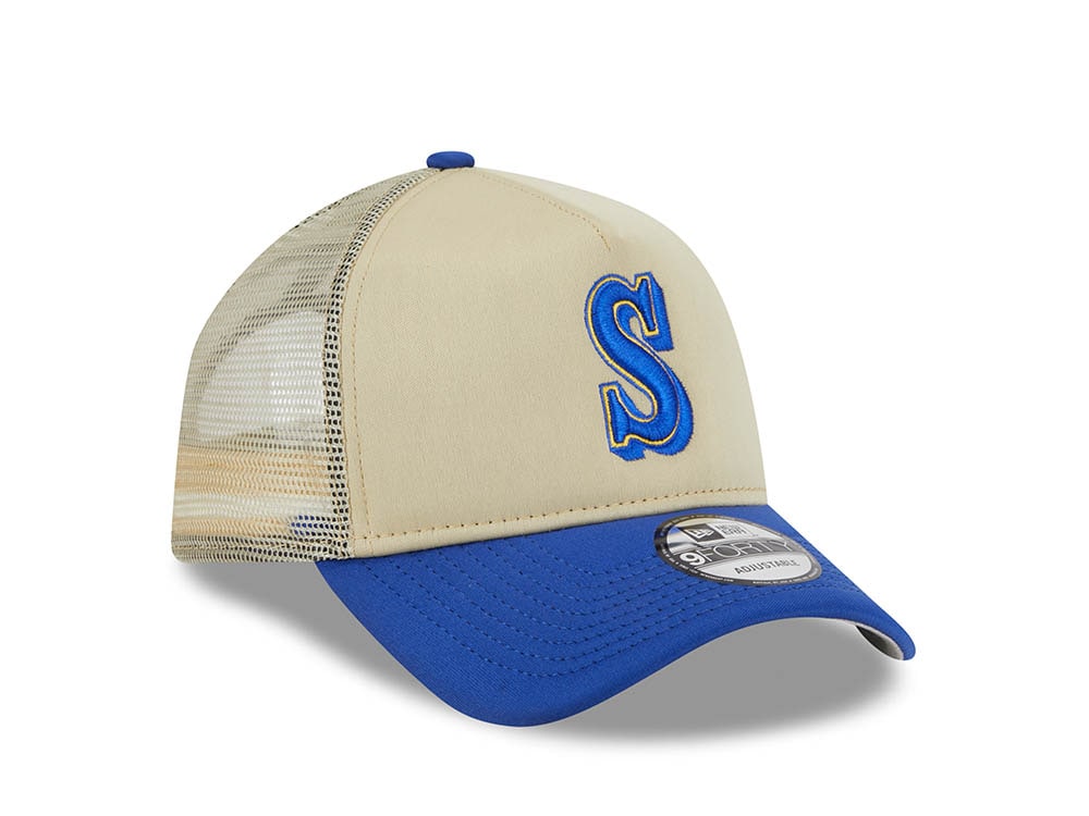 New Era Seattle Mariners All Day Two Tone 9Forty A Frame Trucker Snapback Gorra