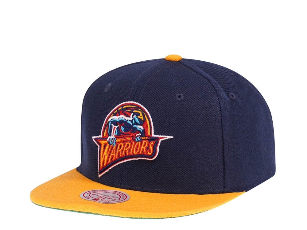 Mitchell & Ness Golden State Warriors Team Two Tone Hardwood Classics Snapback Gorra