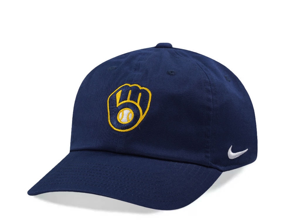 Nike Milwaukee Brewers Club Navy Edition Strapback Gorra