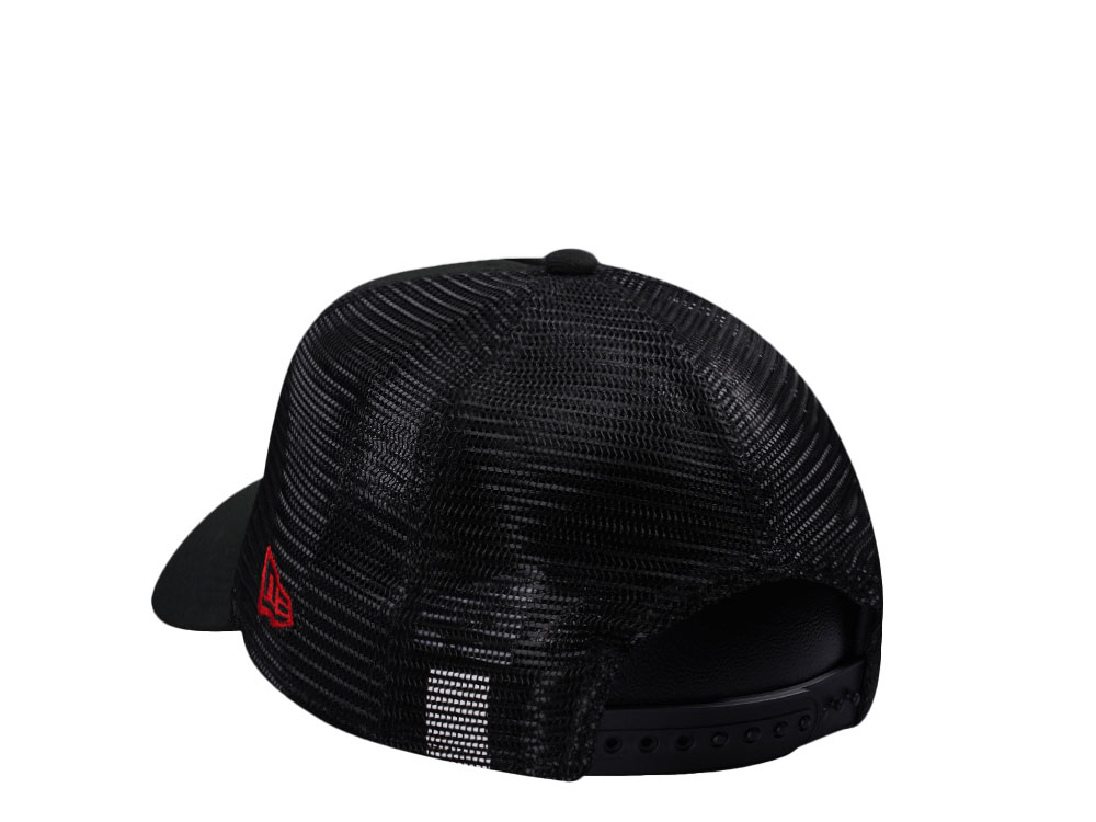 New Era Manchester United Fc Black Classic 9Forty A Frame Trucker Snapback Gorra