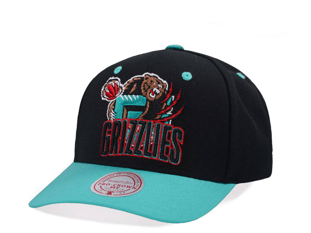 Mitchell & Ness Memphis Grizzlies Two Tone Pro Crown Fit Snapback Gorra