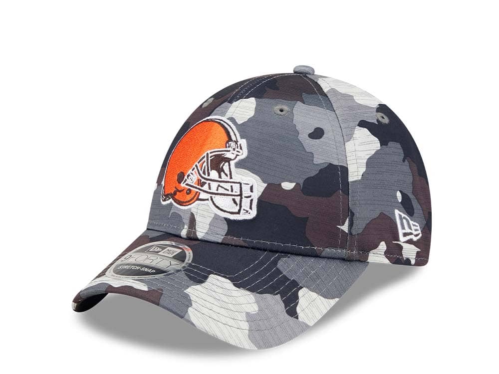 New Era Cleveland Browns NFL Training Camp 22 Camo 9Forty Stretch Snapback Gorra