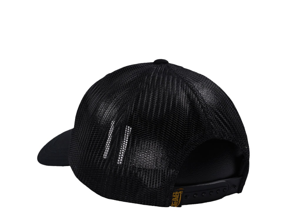 Von Dutch Square Patch Black Trucker Edition Snapback Gorra
