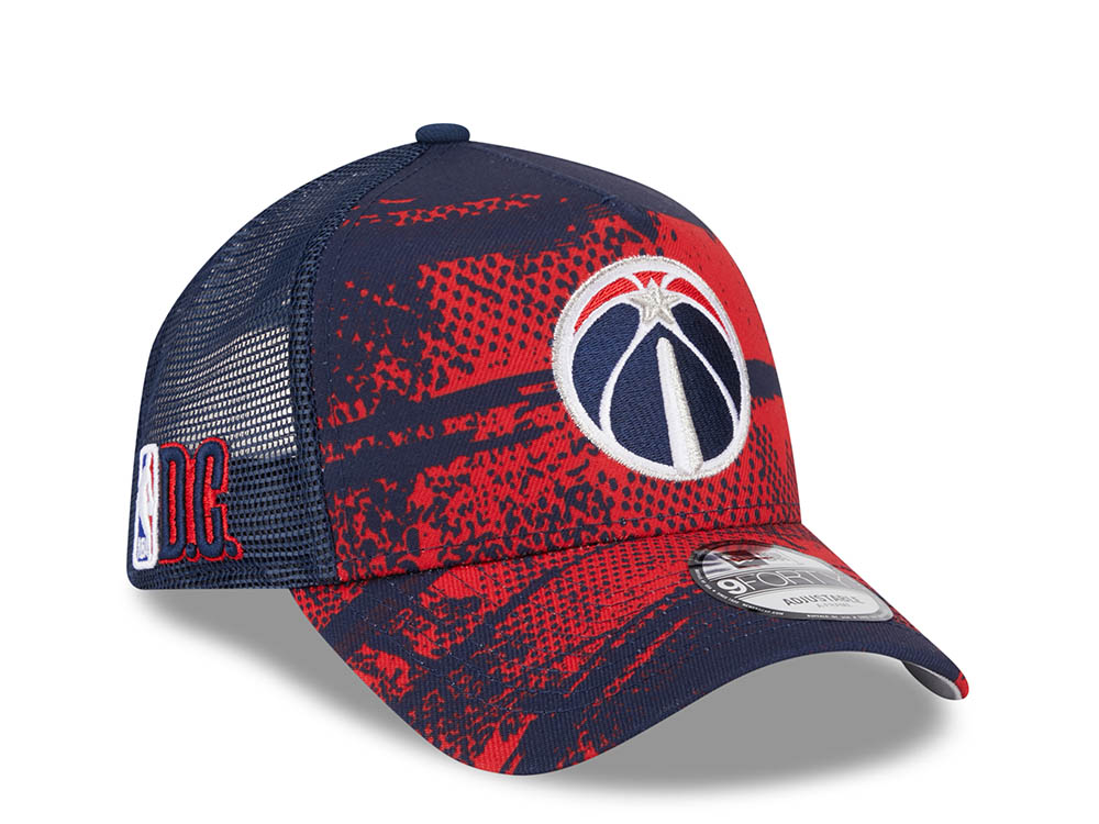 New Era Washington Wizards NBA Tip Off 2024 Trucker 9Forty A Frame Snapback Gorra