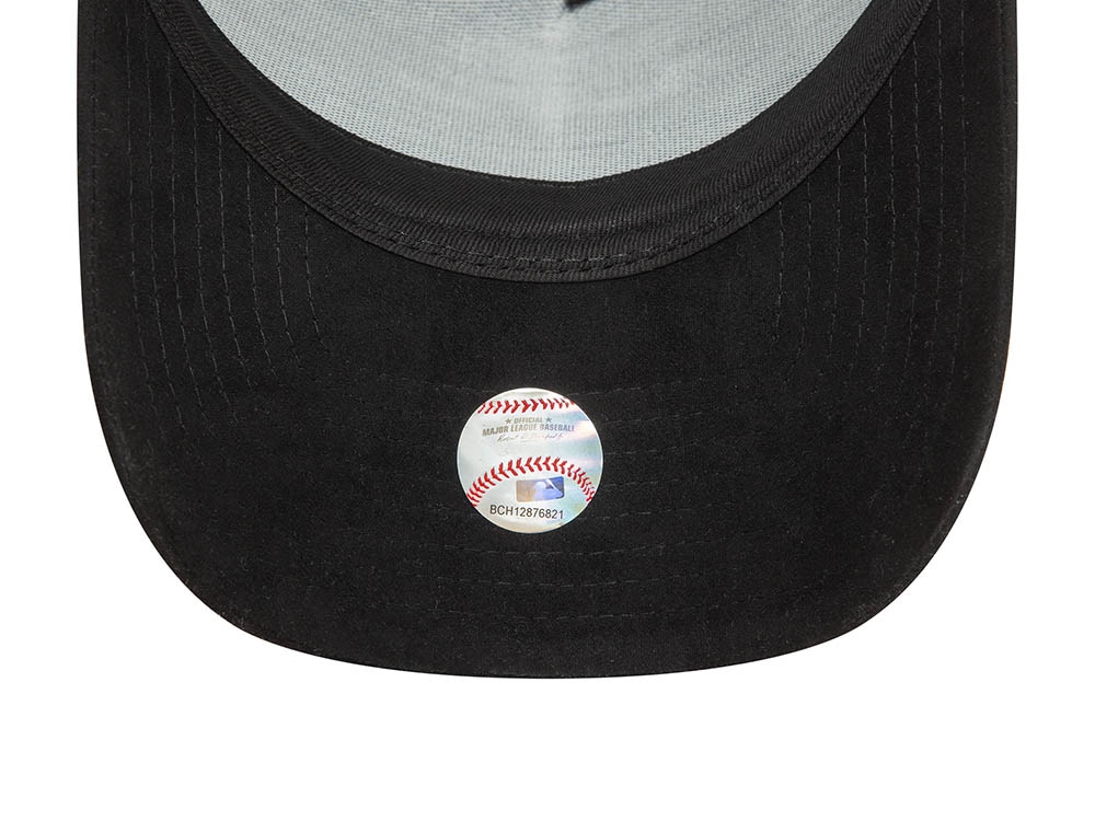 New Era New York Yankees Faux Suede Edition Black 9Forty A Frame Snapback Gorra