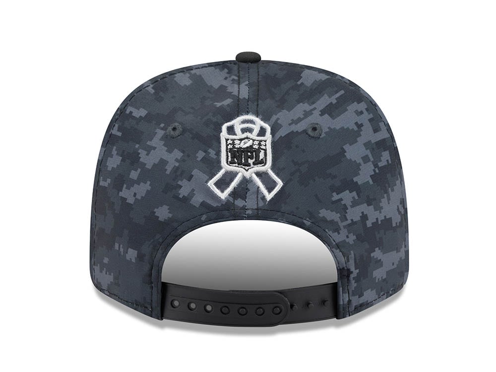 New Era Detroit Lions NFL Salute to Service 2026 Digi Camo Black 9Seventy Stretch Snapback Gorra