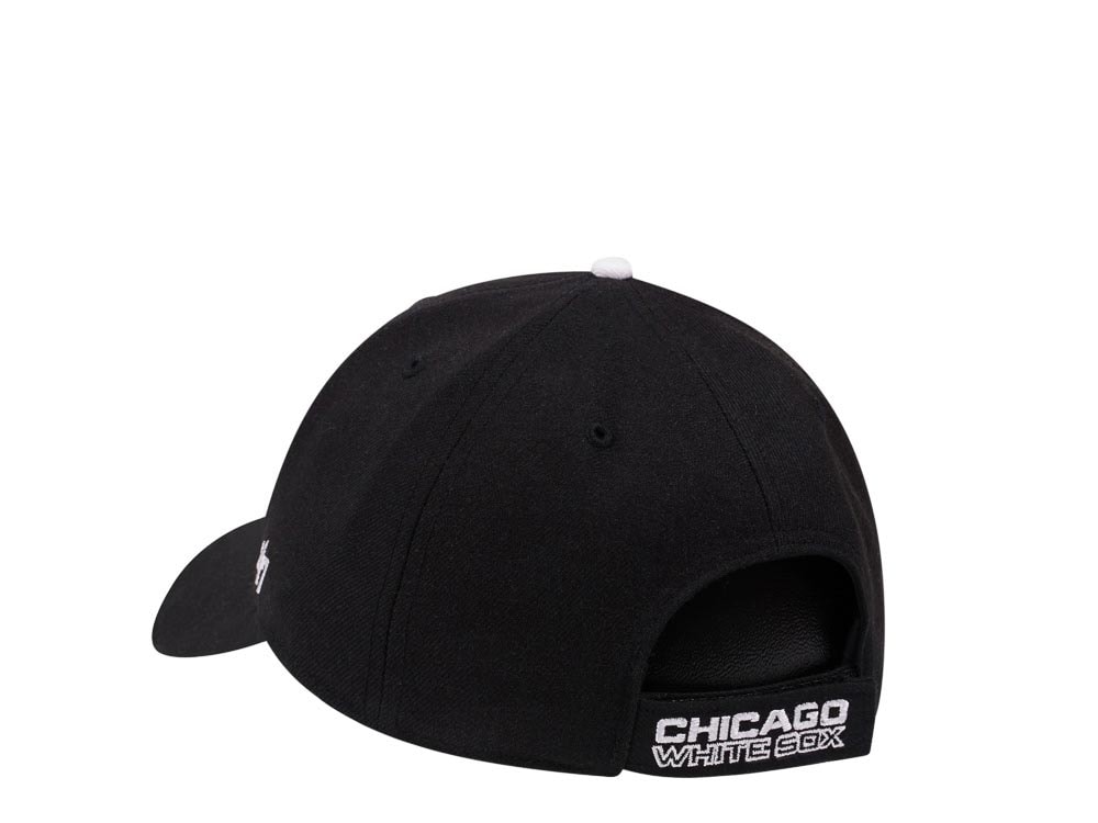 47Brand Chicago White Sox Classic Black Strapback Gorra