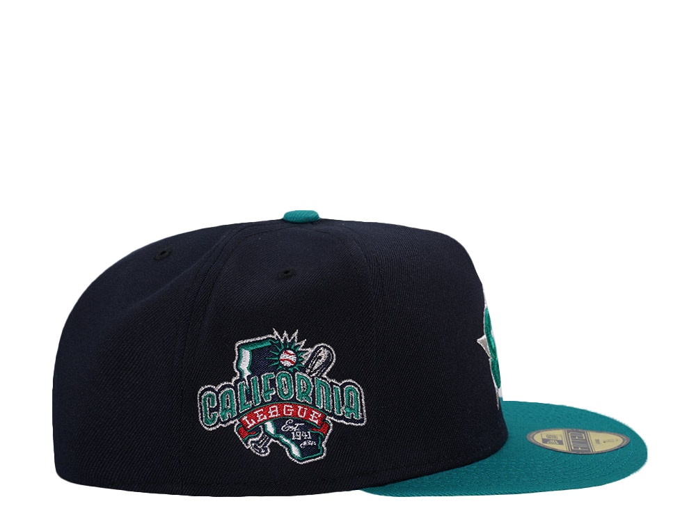 New Era Seattle Mariners California League Navy Two Tone Edition A Frame 59Fifty Fitted Gorra