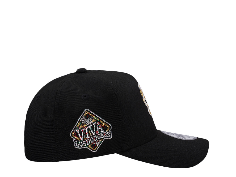 New Era Los Angeles Dodgers Viva Black Prime Edition 9Forty A Frame Snapback Gorra