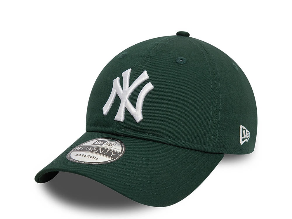 New Era New York Yankees League Essential Dark Green 9Twenty Strapback Gorra