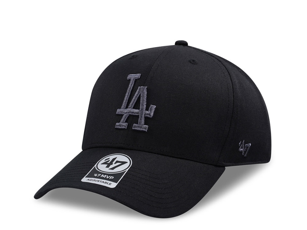 47Brand Los Angeles Dodgers Black Tonal Camo Under MVP Snapback Gorra