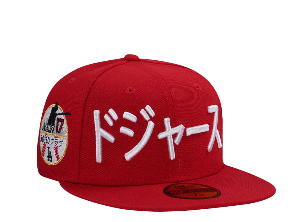 New Era Los Angeles Dodgers Ohtani Red Prime Edition 59Fifty Fitted Gorra