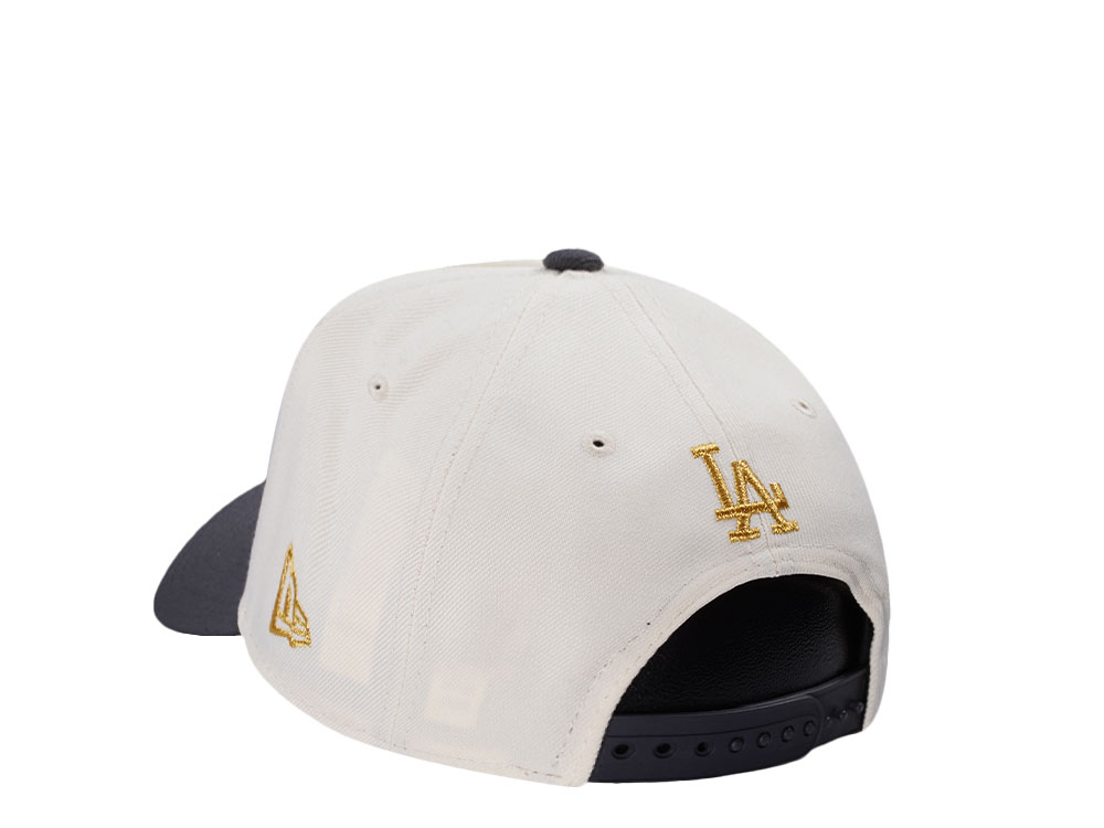 New Era Los Angeles Dodgers Japan Chrome Cement Two Tone Edition 9Forty A Frame Snapback Gorra