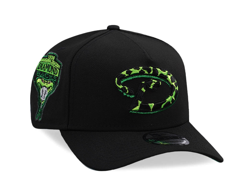 New Era Arizona Diamondbacks Inaugural Season 1998 Black Prime Edition 9Forty A Frame Snapback Gorra