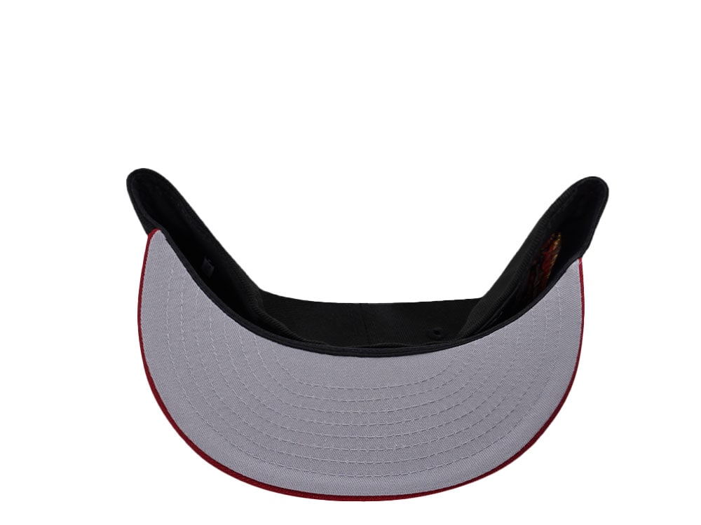 New Era Mexico Diablos Black And Red Two Tone Edition 59Fifty Fitted Gorra