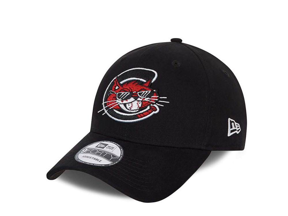 New Era Charleston Alley Cats Black 9Forty Strapback Gorra