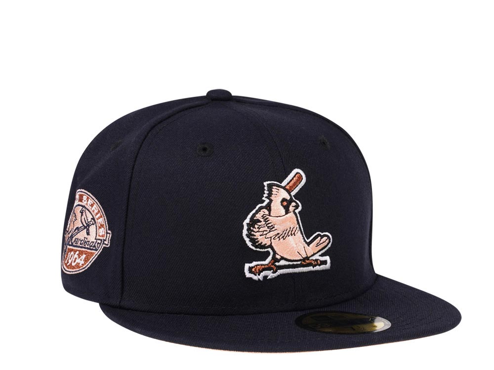 New Era St. Louis Cardinals World Series 1967 Navy Peach Edition 59Fifty Fitted Gorra