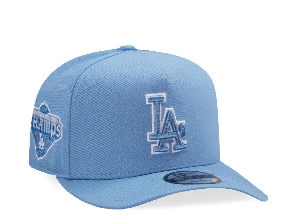 New Era Los Angeles Dodgers World Series 2025 Sky Blue Prime Edition 9Fifty A Frame Snapback Gorra