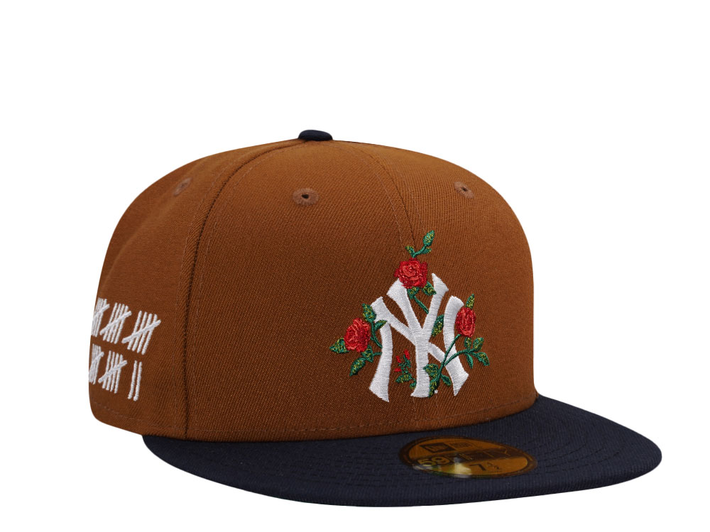 New Era New York Yankees Bourbon Rose Champions Two Tone Edition 59Fifty Fitted Gorra