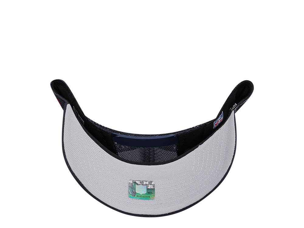 New Era Houston Oilers Navy 9Forty A Frame Trucker Snapback Gorra