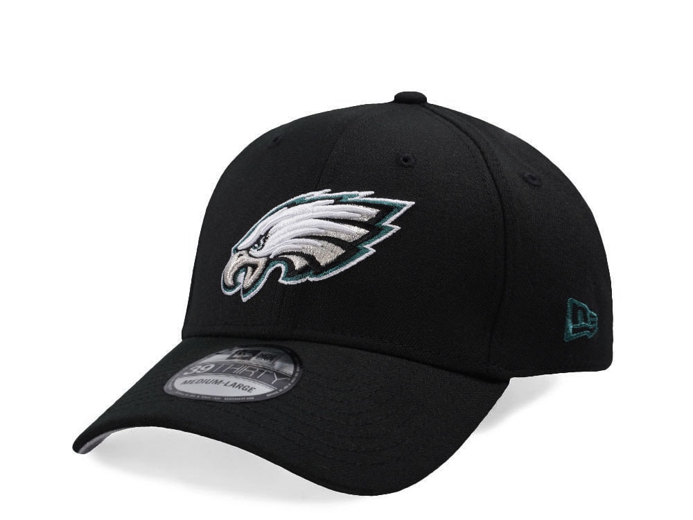 New Era Philadelphia Eagles Black Classic Edition 39Thirty Stretch Fit Gorra