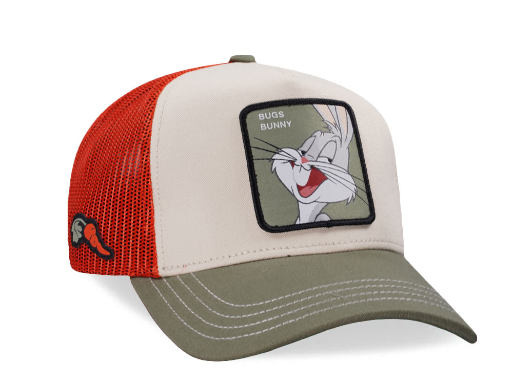 Capslab Looney Tunes Bugs Bunny Trucker Snapback Gorra